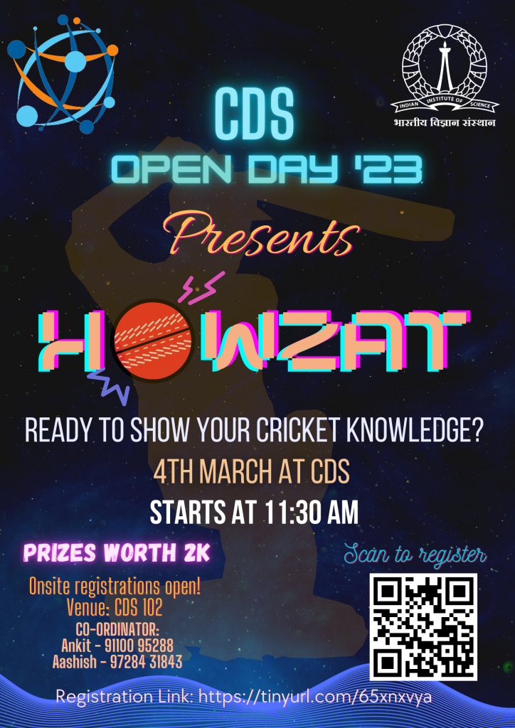 CDS openday 2022 Howzat